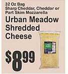 Key Food Urban Meadow Shredded Cheese offer