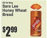 Key Food Sara Lee Honey Wheat Bread offer