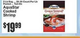 Key Food AquaStar Cooked Shrimp offer