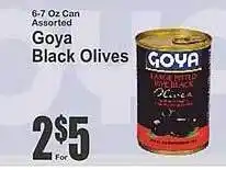 Key Food Goya Black Olives offer