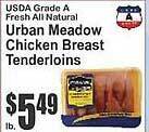 Key Food Urban Meadow Chicken Breast Tenderloins offer