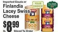 Key Food Finlandia Lacey Swiss Cheese offer