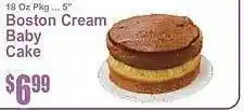 Key Food Boston Cream Baby Cake offer