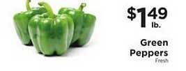 ShopRite Green Peppers offer