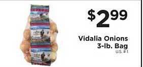 ShopRite Vidalia Onions 3-lb. Bag offer