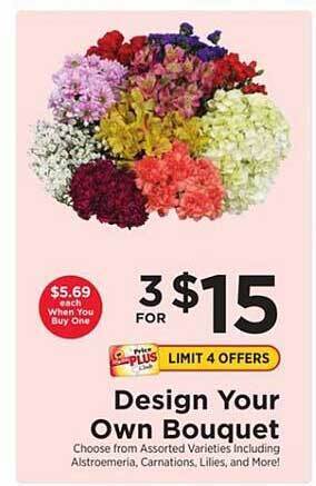 ShopRite Design Your Own Bouquet offer