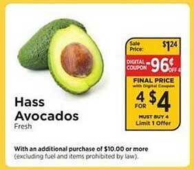 ShopRite Hass Avocados offer