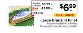 ShopRite Large Branzini Fillet offer
