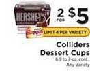 ShopRite Colliders Dessert Cups offer