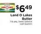 ShopRite Land O Lakes Butter offer
