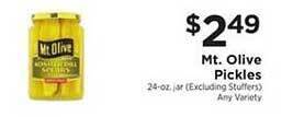 ShopRite Mt. Olive Pickles offer