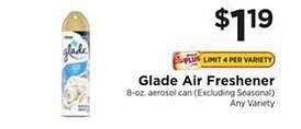 ShopRite Glade Air Freshener offer