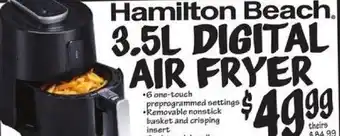 Ollie's 3.5L Digital Air Fryer offer