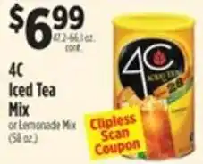 Pioneer Supermarkets 4C Iced Tea Mix offer