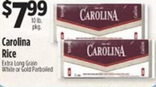 Pioneer Supermarkets Carolina Rice offer
