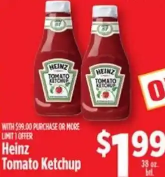 Pioneer Supermarkets Heinz Tomato Ketchup 38 oz. offer