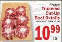 Food Bazaar Frozen Trimmed Cut-up Beef Oxtails offer