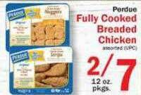 Perdue Fully Cooked Breaded Chicken