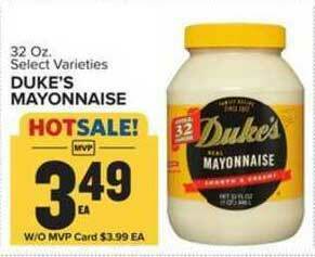 Food Lion Duke's Mayonnaise offer