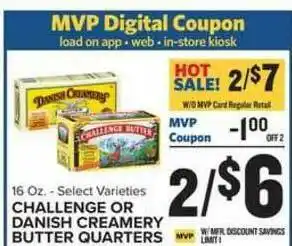 Food Lion Challenge Or Danish Creamery Butter Querters offer