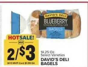 Food Lion David's Deli Bagels offer