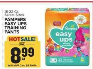 Food Lion Pampers Easy Ups Training Pants offer