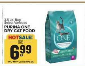 Food Lion Purina One Dry Cat Food offer
