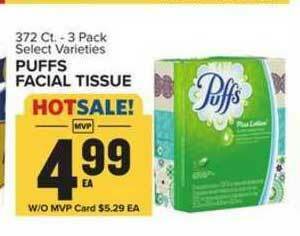Food Lion Puffs Facial Tissue offer