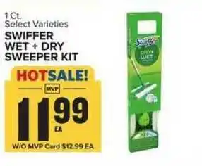 Food Lion Swiffer Wet + Dry Sweeper Kit offer