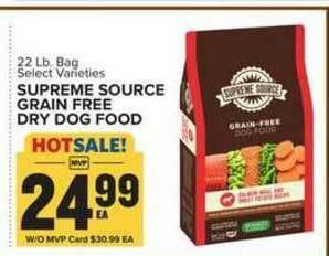 Food Lion Supreme Source Grain Free Dry Dog Food offer