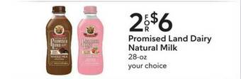 Publix Promised Land Dairy Natural Milk offer