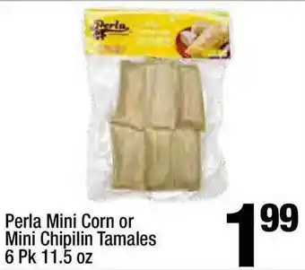 Super King Markets Perla Mini Corn Or Mini Chipilin Tamales offer