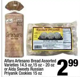 Super King Markets Alfaro Artesano Bread Assorted Varieties offer