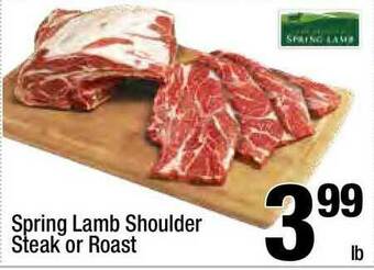 Super King Markets Spring Lamb Shoulder Steak Or Roast offer