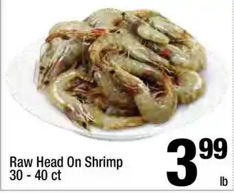 Super King Markets Raw Head On Shrimp offer