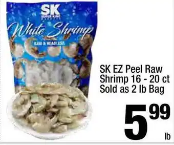 Super King Markets Sk Ez Peel Raw Shrimp 16 -20 Ct Sold offer