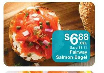 Fairway Store Market Fairway Salmon Bagel offer