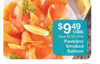 Fairway Store Market Pastrami Smoked Salmon offer