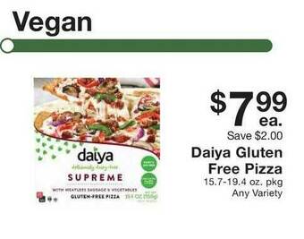 Fairway Store Market Daiya Gluten Free Pizza offer