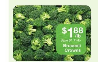 Fairway Store Market Broccoli Crowns offer