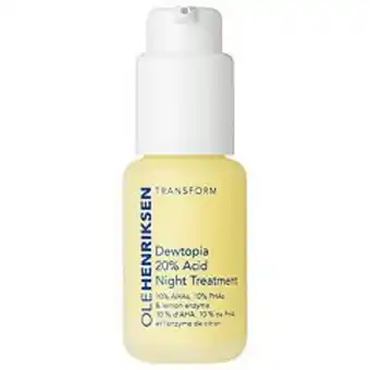 Kohl's Olehenriksen dewtopia 20% acid night treatment offer