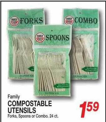 Times Supermarkets Family Compostable Utensils offer