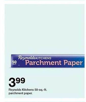 Target Reynolds Kitchens 50-sq.-ft. Parchment Paper offer