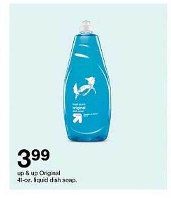 Target Up & Up Original 41-oz. Liquid Dish Soap offer