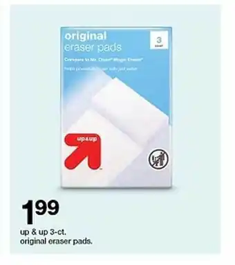Target Up & Up 3-ct. Original Eraser Pads offer