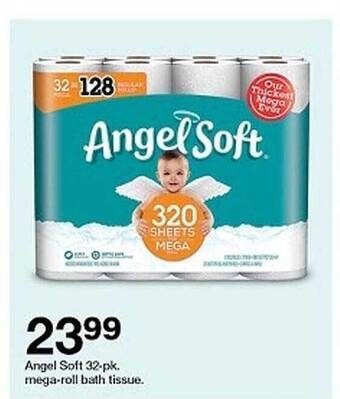 Target Angel Soft 32-pk. Mega-roll Bath Tissue offer