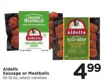 Cub Foods Aidells Sausage Or Meatballs offer