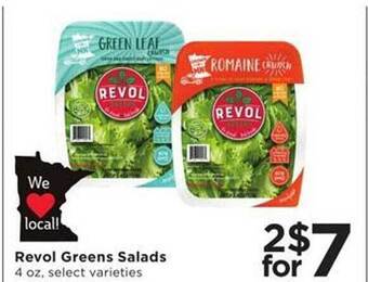 Cub Foods Revol Greens Salads offer