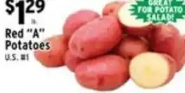 Met Foodmarkets Red "A" Potatoes offer