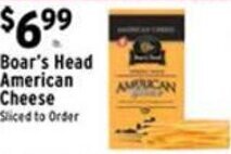 Met Foodmarkets Boar's Head American Cheese offer